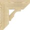 Ekena Millwork Balboa Slat Rough Sawn Bracket, Douglas Fir, 6"W x 20"D x 20"H BKT06X20X20BOA06RDF - alternate 3